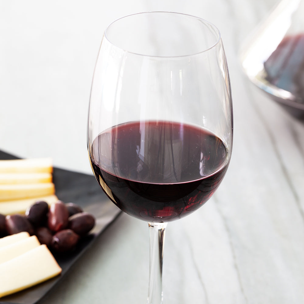 Voglia Nude 20 oz Cabernet Wine Glass - Crystal, All-Purpose - 3 1/2" x 3 1/2" x 9" - 6 count box