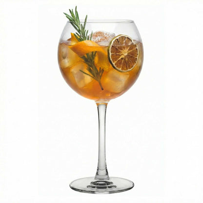Voglia Nude 20 oz Gin Balloon Glass - Crystal - 4 1/2" x 4 1/2" x 8 1/4" - 6 count box