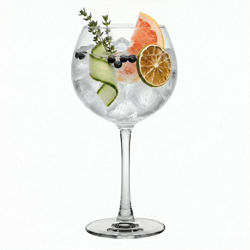 Voglia Nude 20 oz Gin Balloon Glass - Crystal - 4 1/2" x 4 1/2" x 8 1/4" - 6 count box