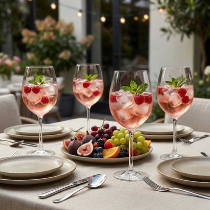 Voglia Nude 25 oz Bordeaux Wine Glass - Crystal, All-Purpose - 4" x 4" x 10 1/4" - 12 count box