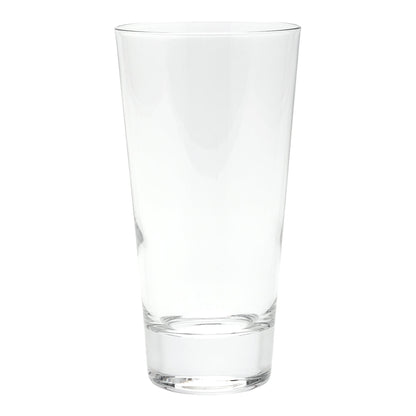 Moda Nude 13 oz Highball Glass - Crystal - 3" x 3" x 6" - 6 count box