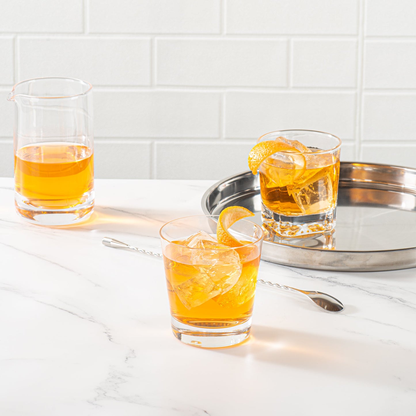 Moda Nude 13 oz Double Old Fashioned Glass - Crystal - 3 3/4" x 3 3/4" x 4" - 12 count box
