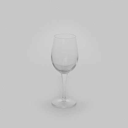 Cascata 8 oz Dessert / Port Wine Glass - 2 3/4" x 2 3/4" x 7 1/4" - 12 count box