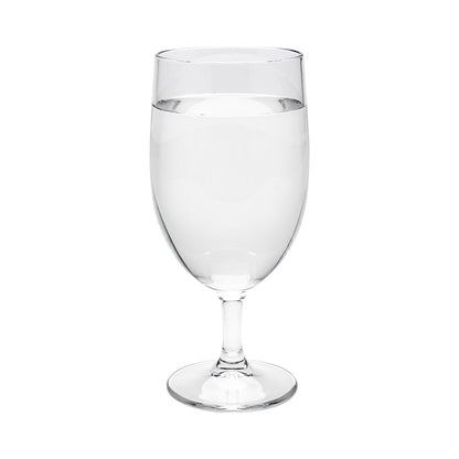 Cascata 14 oz Water Goblet Glass - 3" x 3" x 7" - 6 count box