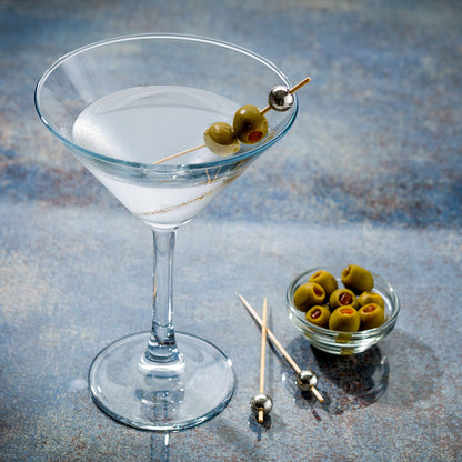 Cascata 8 oz Cocktail Martini Glass - 4 1/2" x 4 1/2" x 6 3/4" - 12 count box