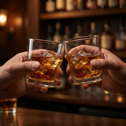 Otto 5 oz Whiskey Glass - 2 3/4" x 2 3/4" x 3" - 6 count box