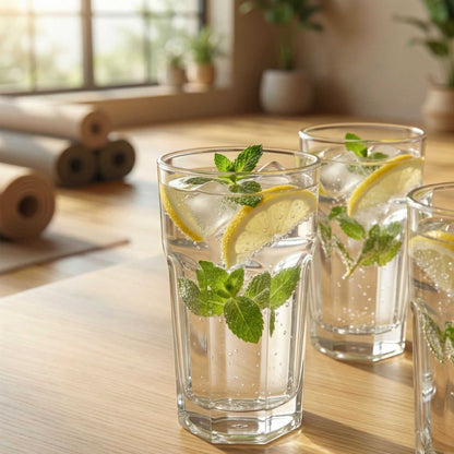 Otto 12 oz Beverage Glass - 3" x 3" x 5 3/4" - 6 count box