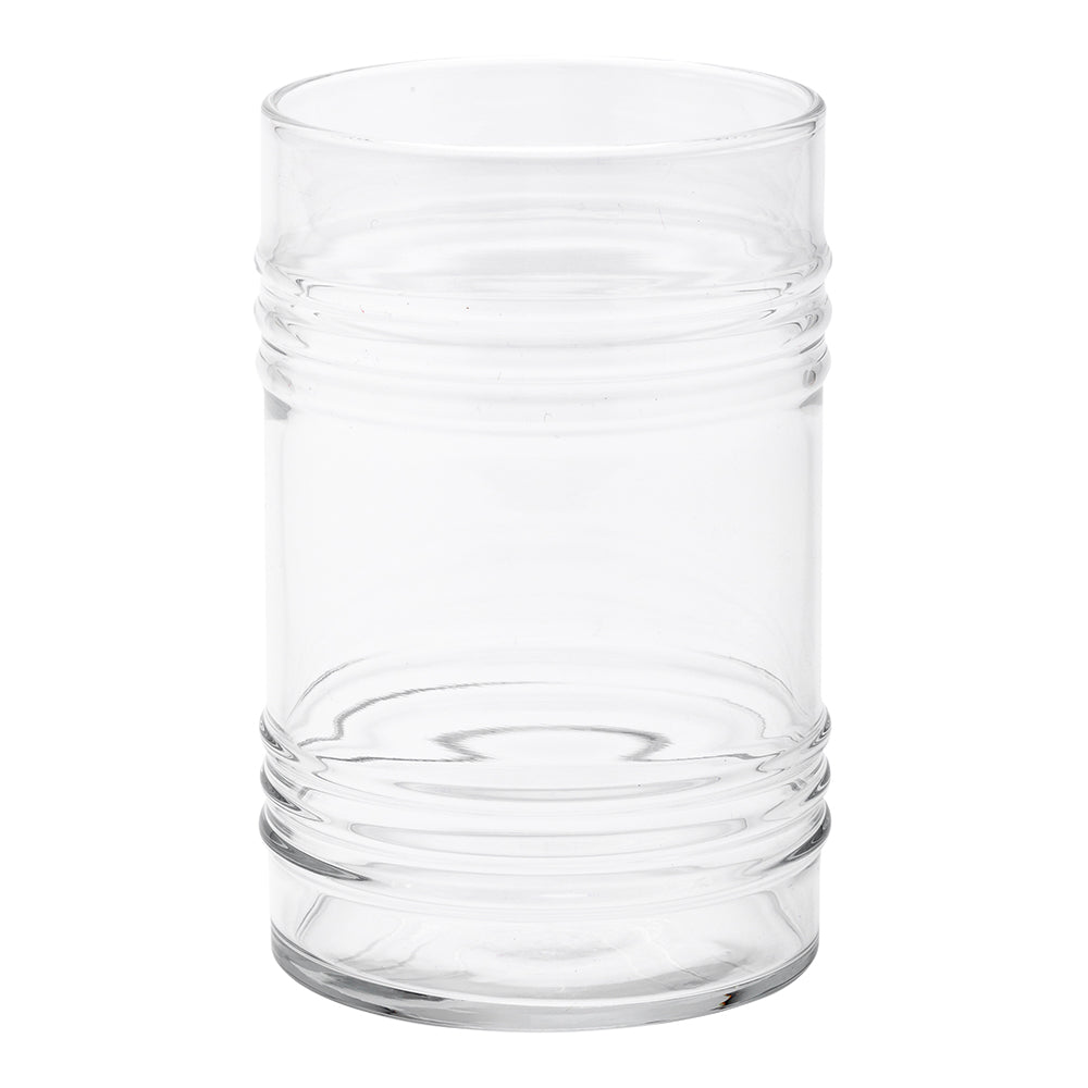 Bev Tek 16 oz Tin Can Pint Glass - 3" x 3" x 4 3/4" - 12 count box