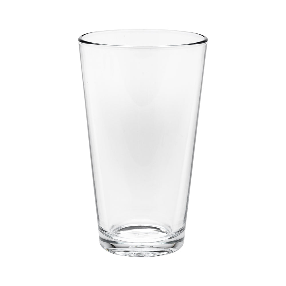 Bev Tek 16 oz Conical Pint Glass - 3 1/2" x 3 1/2" x 5 3/4" - 6 count box