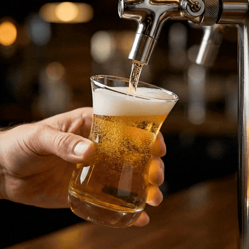 Bev Tek 5 oz Beer Tasting Glass - 2 1/2" x 2 1/2" x 3 3/4" - 6 count box