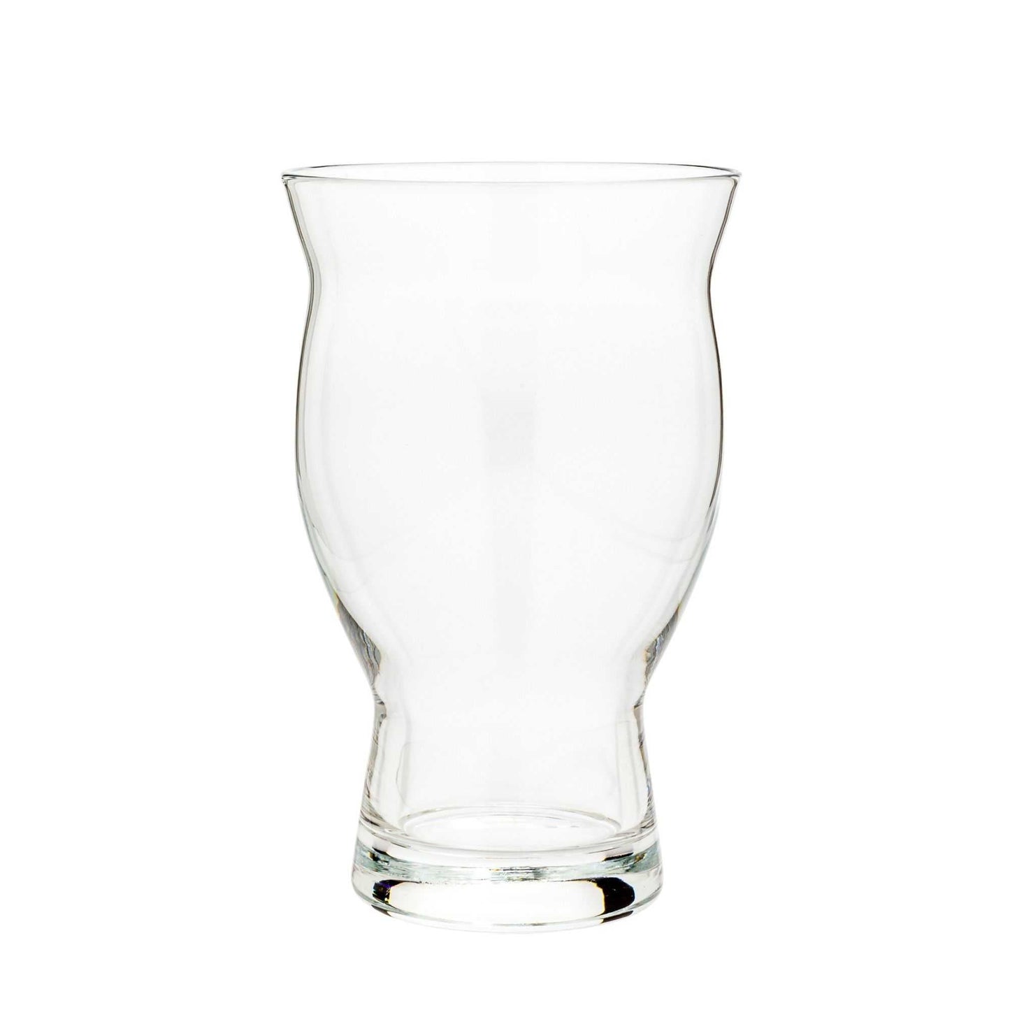 Bev Tek 16 oz Craft Beer Pint Glass - Flared - 3 1/2" x 3 1/2" x 5 3/4" - 12 count box