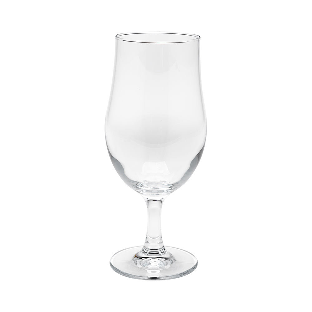 Bev Tek 18 oz Beer Glass - Stemmed, Pilsner - 3 1/2" x 3 1/2" x 8" - 6 count box