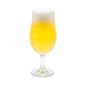 Bev Tek 18 oz Beer Glass - Stemmed, Pilsner - 3 1/2" x 3 1/2" x 8" - 12 count box
