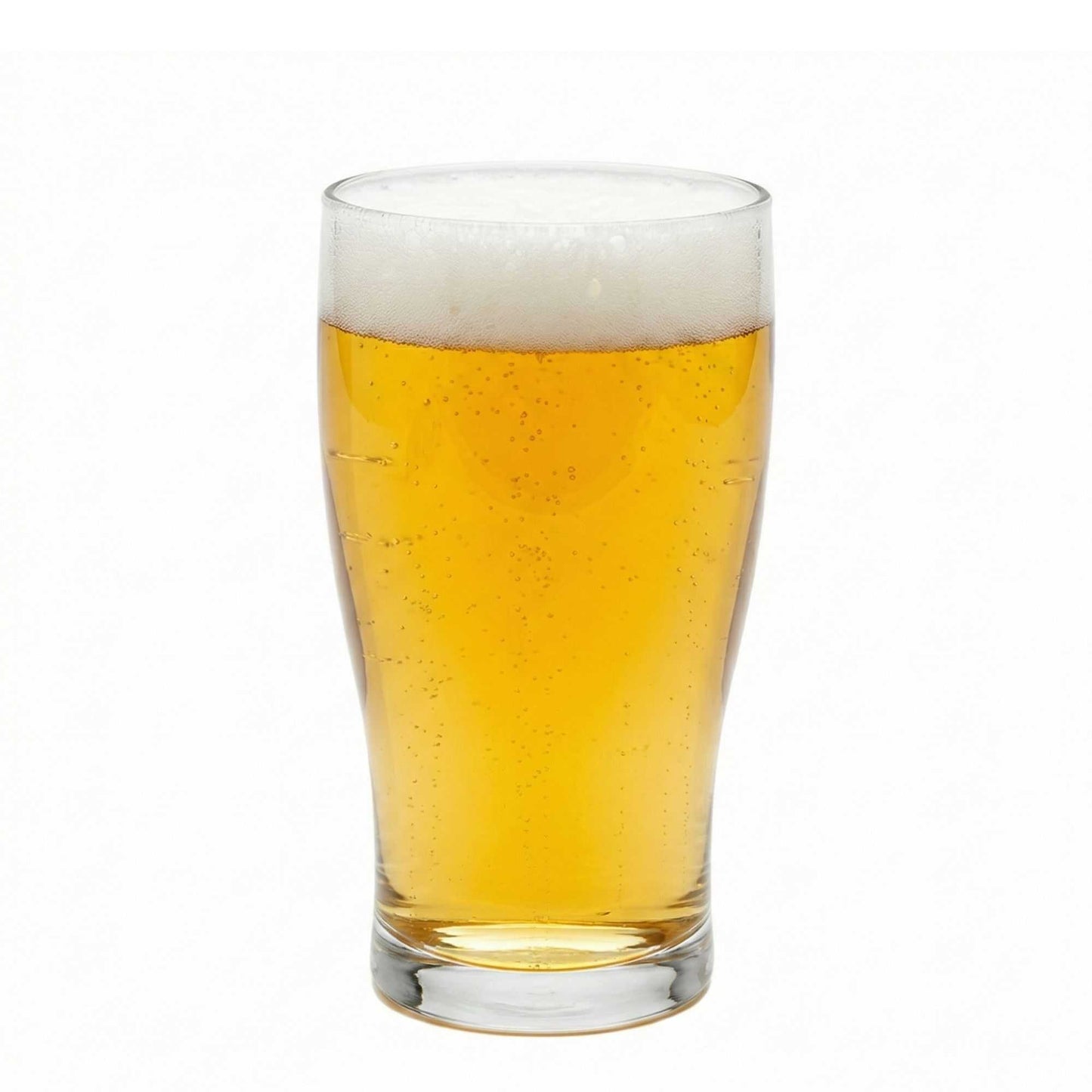 Bev Tek 16 oz Tulip Beer Pint Glass - 3" x 3" x 5 3/4" - 12 count box