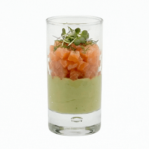 Forma professional 3 oz Glass Dolce Dessert Shooter - 1 3/4" x 1 3/4" x 3 3/4" - 6 count box