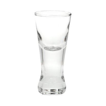 Forma professional 2 oz Concave Dessert Shot Glass - 1 3/4" x 1 3/4" x 4 1/4" - 6 count box