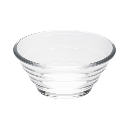 Mini Serve 3 oz Glass Strata Mini Tasting Bowl - 3 1/4" x 3 1/4" x 1 1/2" - 6 count box