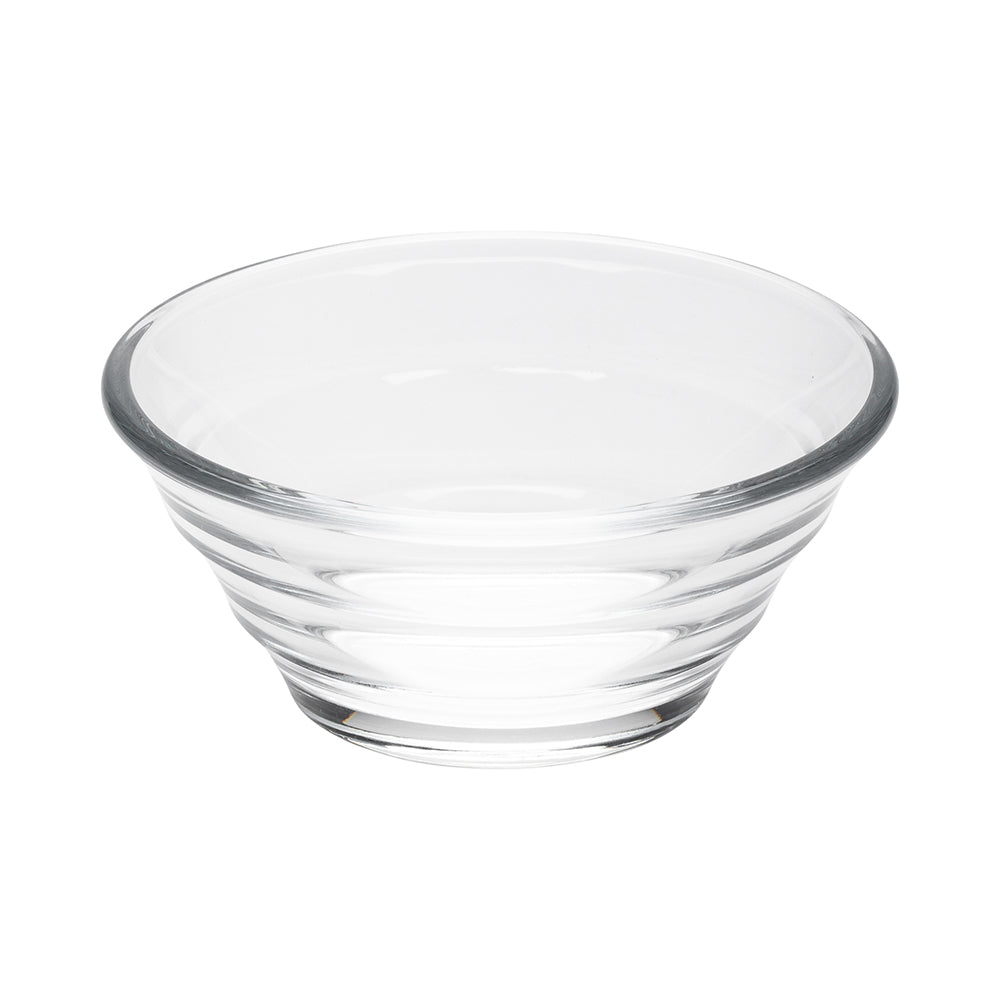 Mini Serve 3 oz Glass Strata Mini Tasting Bowl - 3 1/4" x 3 1/4" x 1 1/2" - 60 count box