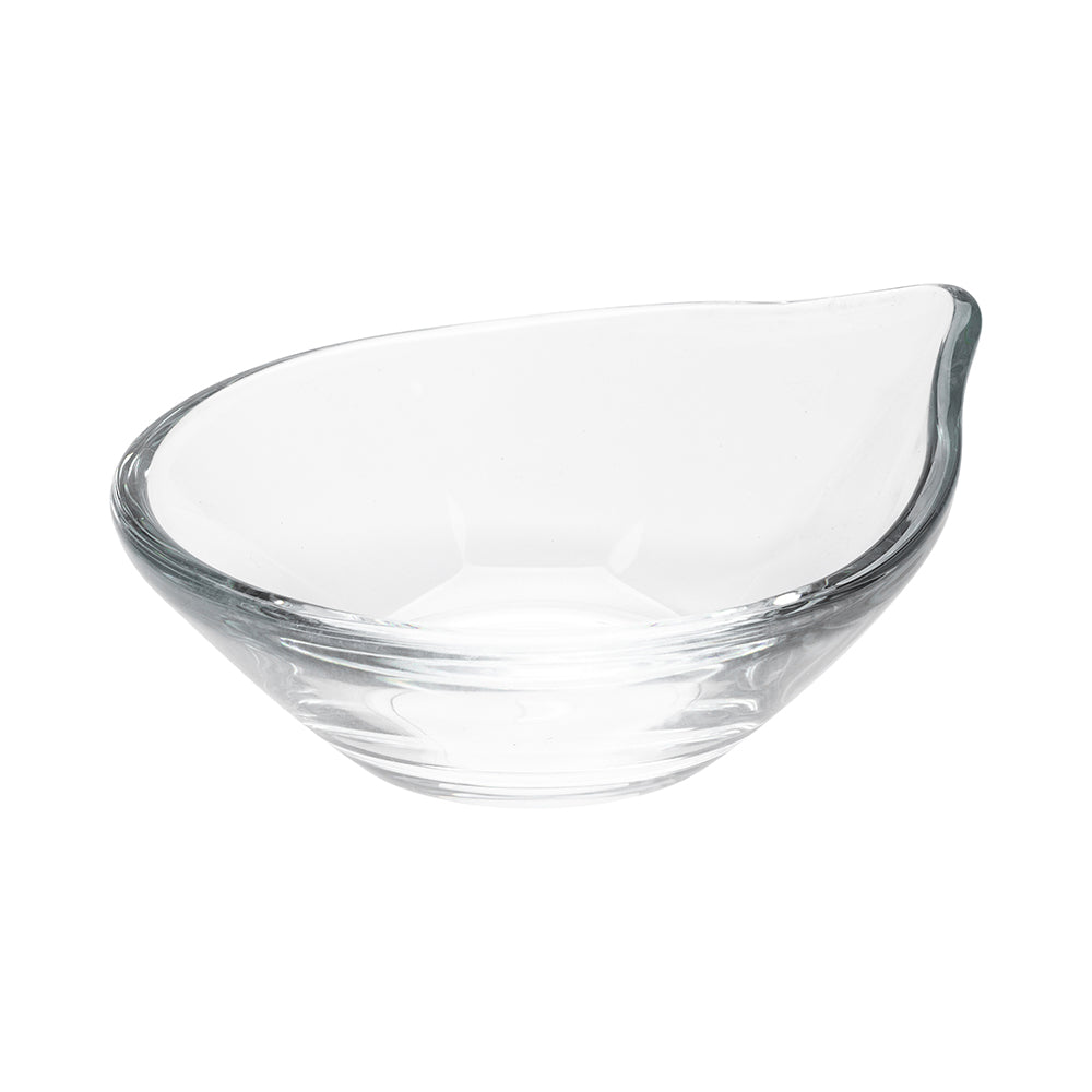 Mini Serve 3 oz Glass Juvia Mini Tasting Bowl - 3 3/4" x 3 1/2" x 1" - 6 count box