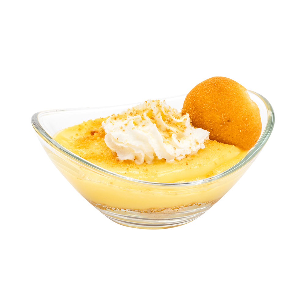 Mini Serve 5 oz Glass Lunato Mini Dessert Bowl - 4 1/4" x 3 3/4" x 2" - 6 count box