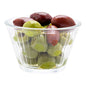 Vetri 6 oz Glass Small Bowl - Fluted - 3 1/2" x 3 1/2" x 2 1/4" - 60 count box