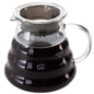 Restpresso 22 oz Round Clear Glass Range Coffee Server / Carafe - 3 1/4" x 3 1/4" x 4" - 1 count box