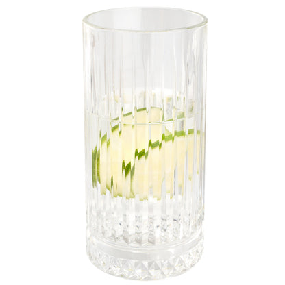 Elysia 15 oz Drinking Glass - 3" x 3" x 6" - 6 count box