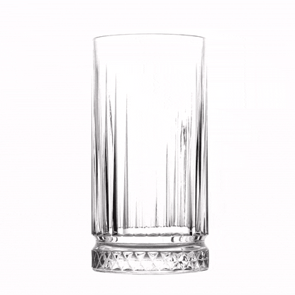 Elysia 15 oz Drinking Glass - 3" x 3" x 6" - 6 count box