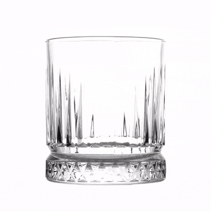Elysia 12 oz Whiskey Glass - 3 1/4" x 3 1/4" x 3 3/4" - 6 count box