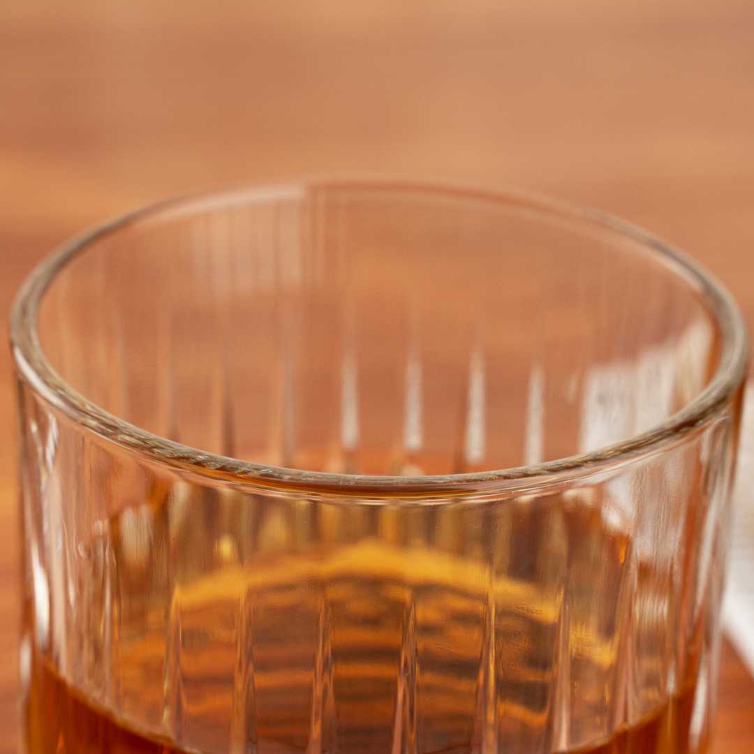 Elysia 12 oz Whiskey Glass - 3 1/4" x 3 1/4" x 3 3/4" - 6 count box