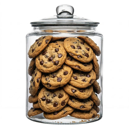 Vetri 1.5 gal Glass Storage Jar - with Glass Lid - 7 3/4" x 7 3/4" x 10 3/4" - 1 count box