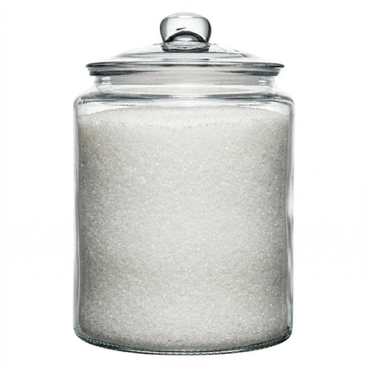 Vetri 1.5 gal Glass Storage Jar - with Glass Lid - 7 3/4" x 7 3/4" x 10 3/4" - 1 count box