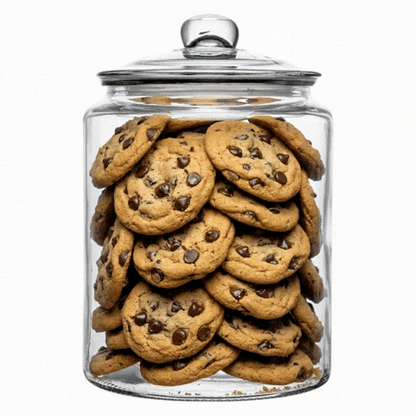 Vetri 1.5 gal Glass Storage Jar - with Glass Lid - 7 3/4" x 7 3/4" x 10 3/4" - 1 count box