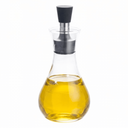 Forma Professional 8 oz Glass Oil Bottle - Borosilicate - 4" x 4" x 6" - 1 count box