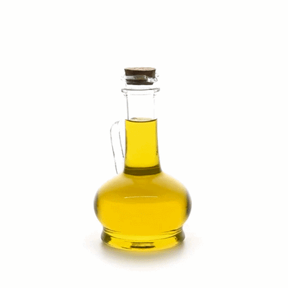 Chef 101 8 oz Glass Elegant Olive Oil Dispenser - with Cork Lid - 3 1/2" x 3 1/2" x 6 1/2" - 1 count box