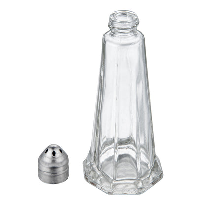 Chef 101 1 oz Glass Salt and Pepper Shaker Set - Tower Style - 1 count box