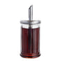 Chef 101 11 oz Glass Sugar Pourer - with Spout Lid - 3" x 3" x 7" - 1 count box