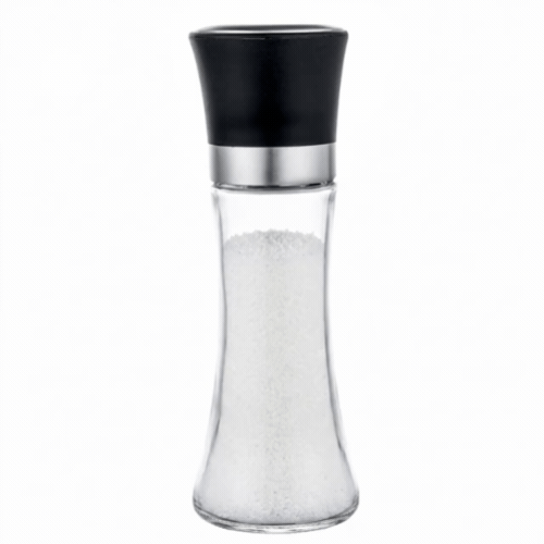 Vetri 6 oz Glass Salt / Pepper Shaker - 1 3/4" x 1 3/4" x 5 3/4" - 1 count box