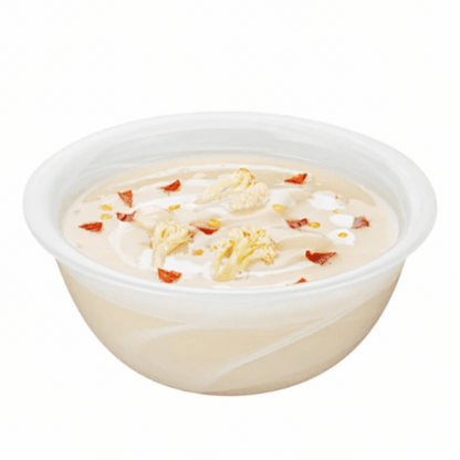 Vetri 16 oz Round White Glass Solar Bowl - 6" x 6" x 2 1/2" - 6 count box