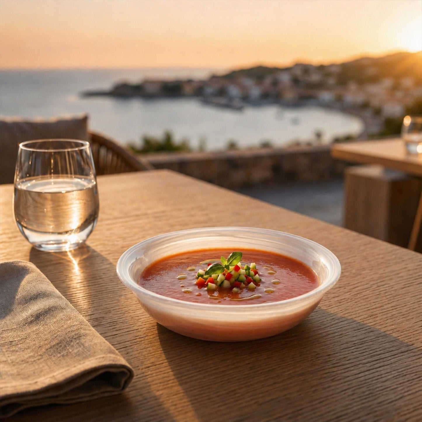 Vetri 24 oz Round White Glass Solar Bowl - 7 3/4" x 7 3/4" x 1 3/4" - 1 count box