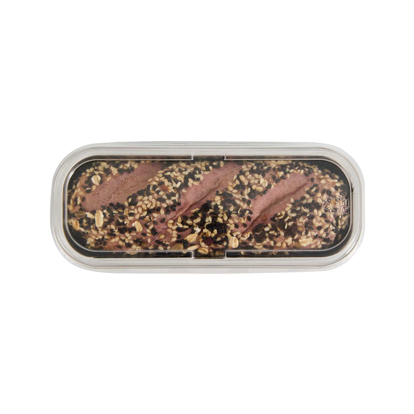 Pastry Tek 7 oz Rectangle Coffee Aluminum Baking Loaf Pan - with Plastic Dome Lid - 6 1/2" x 2 1/2" x 1 1/4" - 100 count box