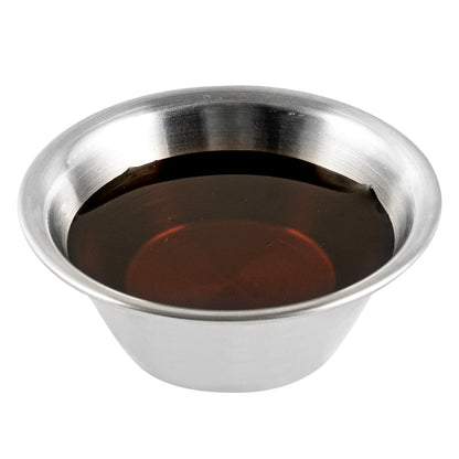 Met Lux 2 oz Stainless Steel Condiment Cup - 2 3/4" x 2 3/4" x 1" - 10 count box