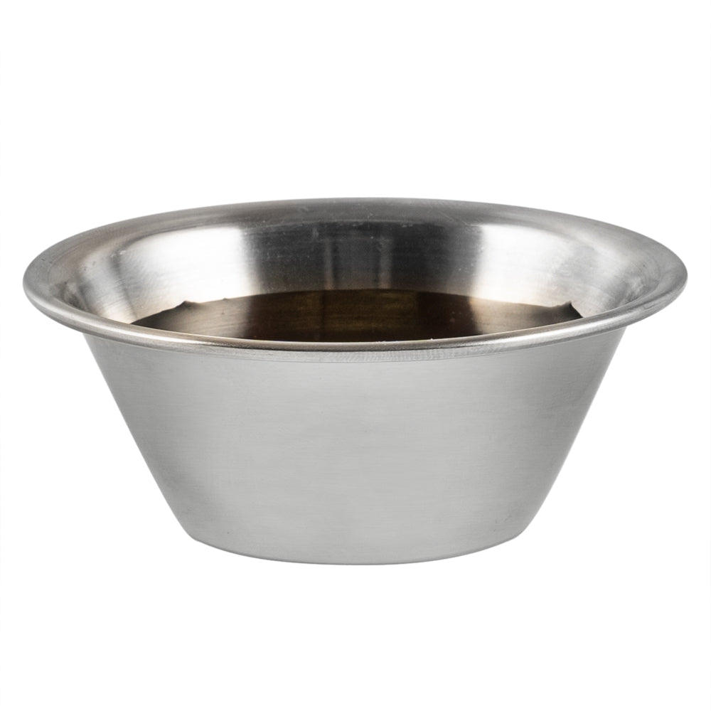 Met Lux 2 oz Stainless Steel Condiment Cup - 2 3/4" x 2 3/4" x 1" - 10 count box