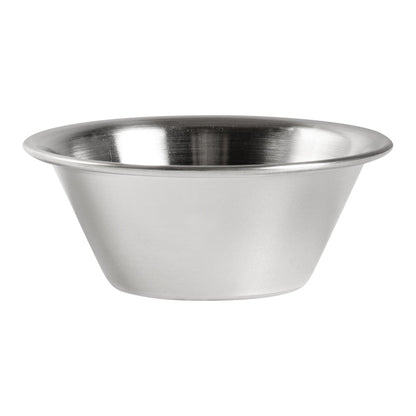 Met Lux 2 oz Stainless Steel Condiment Cup - 2 3/4" x 2 3/4" x 1" - 10 count box
