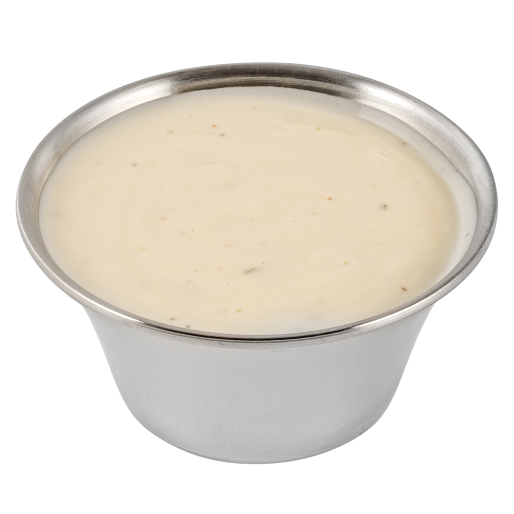 Met Lux 4 oz Stainless Steel Condiment Cup - 3" x 3" x 1 1/2" - 10 count box