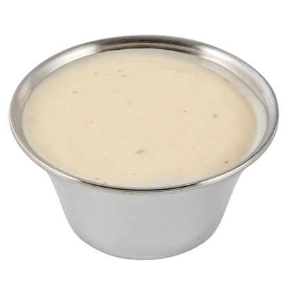 Met Lux 4 oz Stainless Steel Condiment Cup - 3" x 3" x 1 1/2" - 10 count box