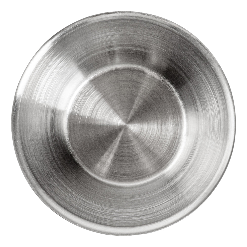 Met Lux 6 oz Stainless Steel Condiment Cup - 3 3/4" x 3 3/4" x 2" - 10 count box
