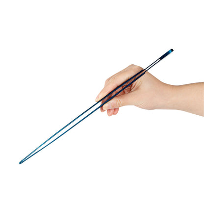 Perfect Point Titanium Blue Stainless Steel Long Straight Tweezers - 11 3/4" x 3/4" - 1 count box