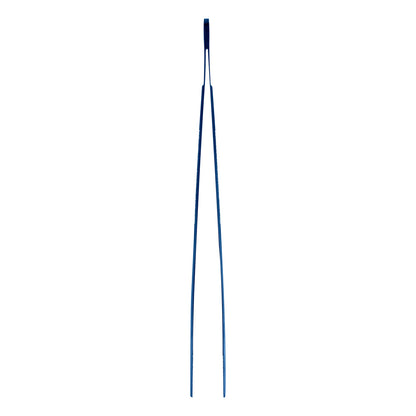Perfect Point Titanium Blue Stainless Steel Long Straight Tweezers - 11 3/4" x 3/4" - 1 count box