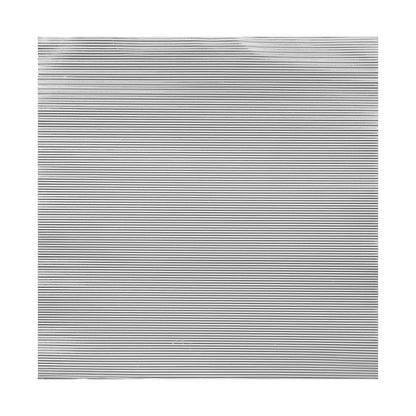 Foil Lux Electric Blue Aluminum Wrap and Basket Liner - Ripple - 12" x 12" - 500 count box